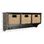Solid + Manufactured Wood Wall Organizer-810463549
