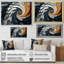 Geometric Spiral III - Abstract Spirals, art mural-507541218-507541222