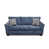 100 % polyester bleu marine