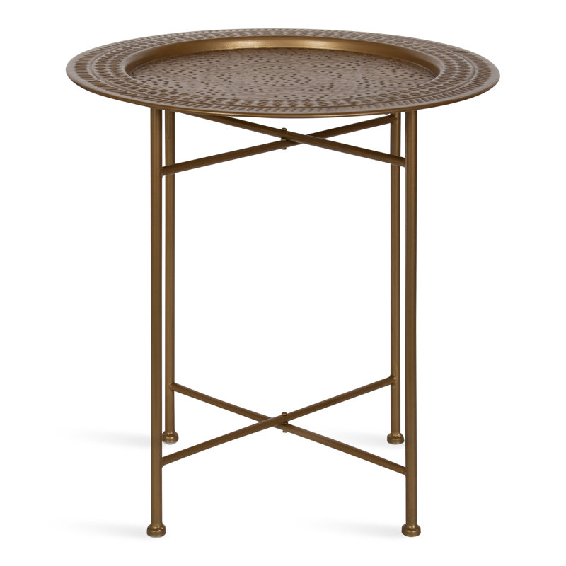 Table de bout styreman, Doré