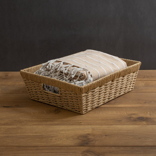 Best Choice Products Vintage Multipurpose Hyacinth Storage Organizer Tote Basket w/ Lid