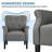 Azani 29" W Tufted Armchair-1695677872