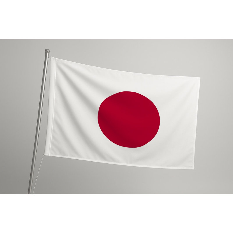 Drapeau du Japon - Drapeau extérieur, 36" H x 60" W