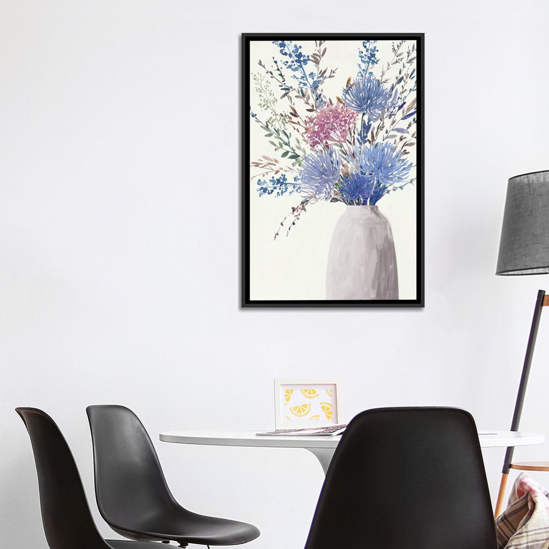Vibrant Blooms In Subtle Vase