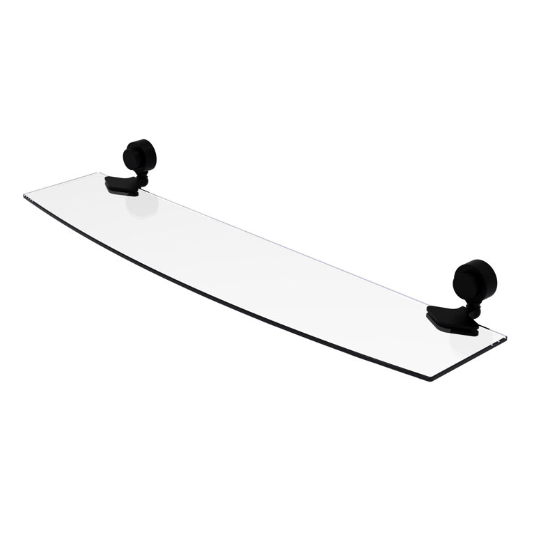 Venus Bracket Shelf, Matte Black, 18" W x 5.5" L