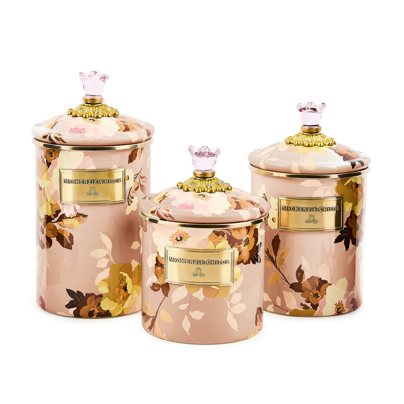 Wild Rose Canister, Mauve, 64