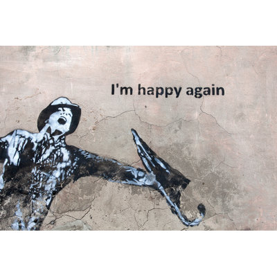 Wall Mural Simple and Mysterious Urban Graffiti Street Art Removable Self Adhesive Large Wallpaper -  IDEA4WALL, WMR-GRAFFITI-1907-X10-66x24x4