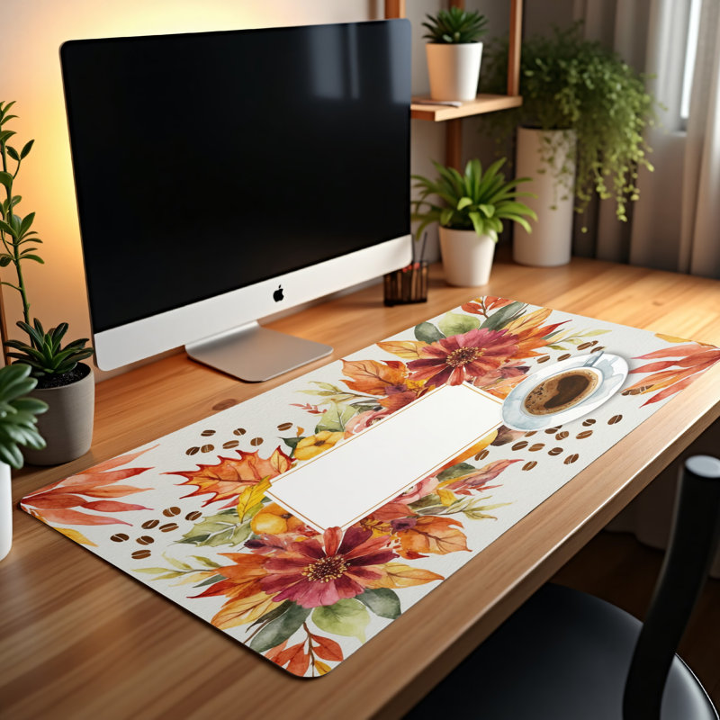 Polyester Desk Pad, 31.5x15.5