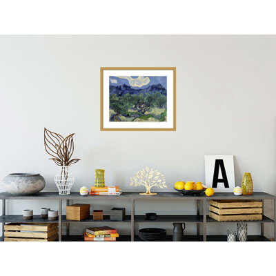 «The Olive Trees» par Vincent van Gogh, impression giclée encadrée