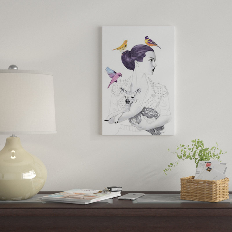 « princess pike », impression sur toile tendue, H 40 po x l 26 po x P 1,5 po, Pas de tapis, Toile tendue