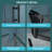 34"W X 72"H Fold Shower Door In Matte Black, 1/4 - Inch Thick Tempered Glass, Bi Structure, Water Screen, Stainless Steel Frame And Hinges, Reversible Installation, 180 Overlapping Rotate, Adjustable