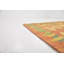 Tapis de zone en laine noué la 2 pi 8 po x 4 pi 3 po one-of-kind-orange Elland