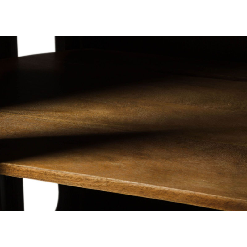 Display Cabinet, Brown Lacquered