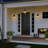 13.5” 1-light Black Outdoor Wall Lantern Sconce