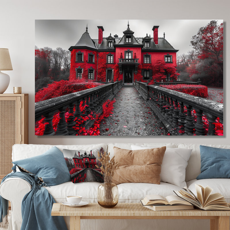 Forsman - Chateaus, impression d'art mural, Toile tendue, H 12 po x l 20 po