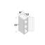 DL Cabinetry (prêt à assembler) Armoire murale à porte simple de style Shaker l 30 po x H 30 po x P 12 po style Shaker - blanc-124958007-124958006