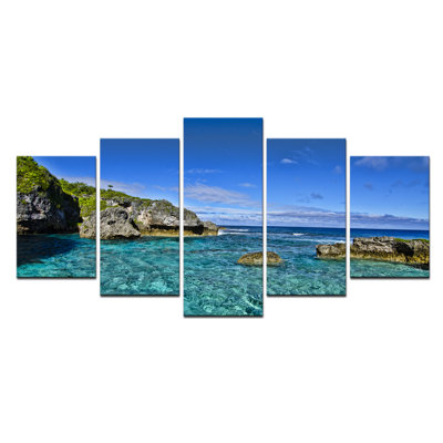 «Grunge Pano II» par Christopher Doherty, ensemble de 5 reproductions sur toiles tendues