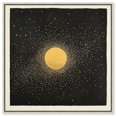 Reproduction d'art sur toile Golden Vortex II Boho Gold par Art Remedy