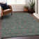 Premium Machine Washable Prisco Teal Rug