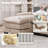 Elegant Chenille Living Sofa