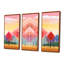 Tetbury - ensemble de reproductions d'art mural paysage abstrait-108314177-108314176