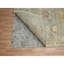Tapis gris clair en laine nouée à la main 9 pi 2 po x 12 pi Agra avec motif Ziegler 7C53181C71754A359719B07E0D975268