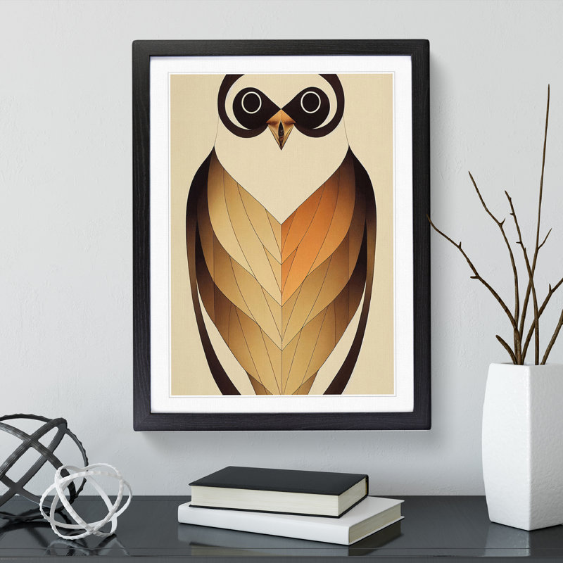Bird No.2 - Wall Art, Black Framed Paper, 64cm H x 46cm W x 2cm D