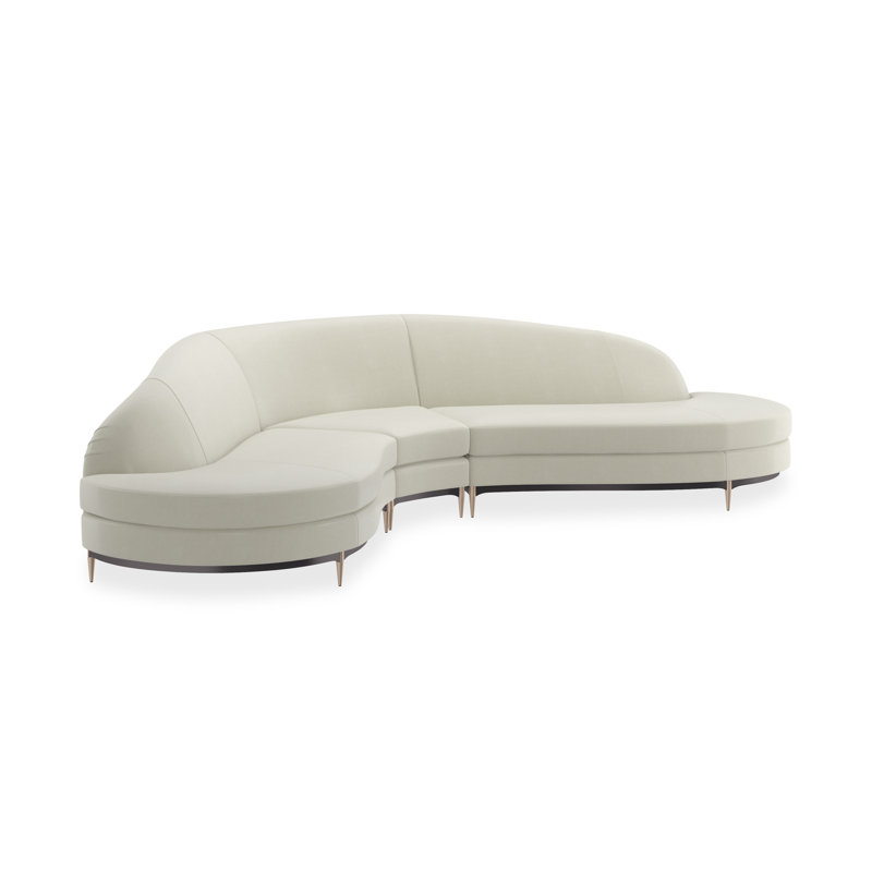 Threes Company Loveseat, Beige