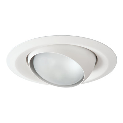 6'' White Baffle Recessed Trim