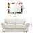 Rock Star I Rectangular Beveled Mirror on Free Floating Printed Tempered Art Glass-1643914234