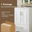 Ensemble de meuble-lavabo 24 po avec lavabo en céramique, 1 tiroir et 2 portes
