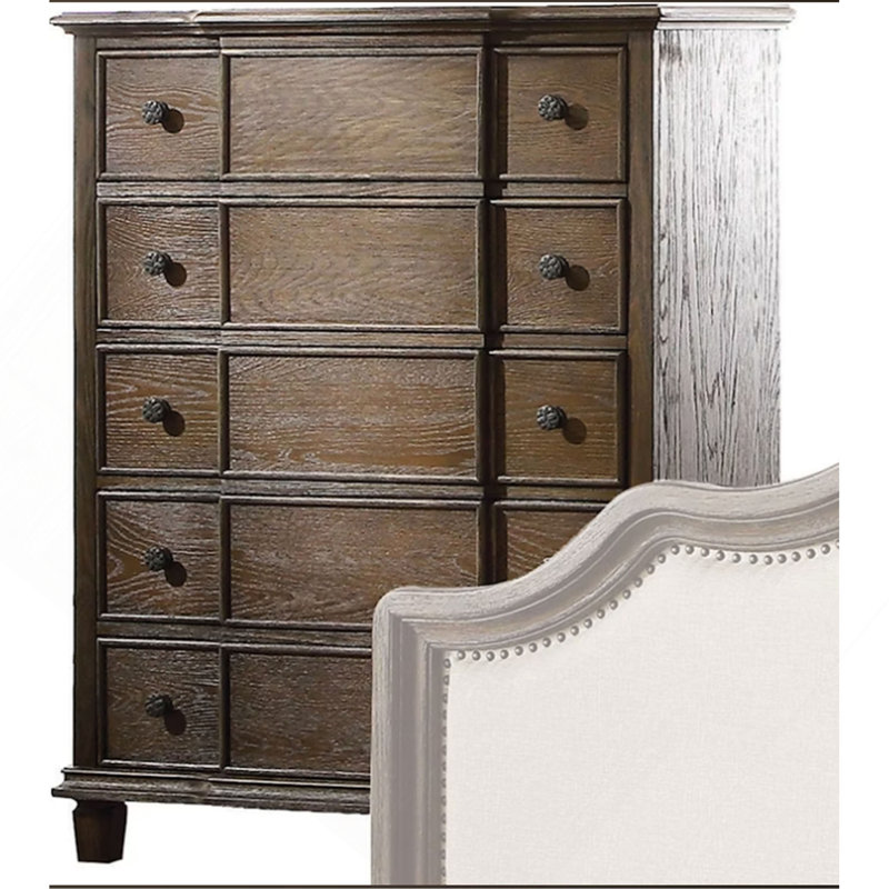 Weathered Oak Finish Chest