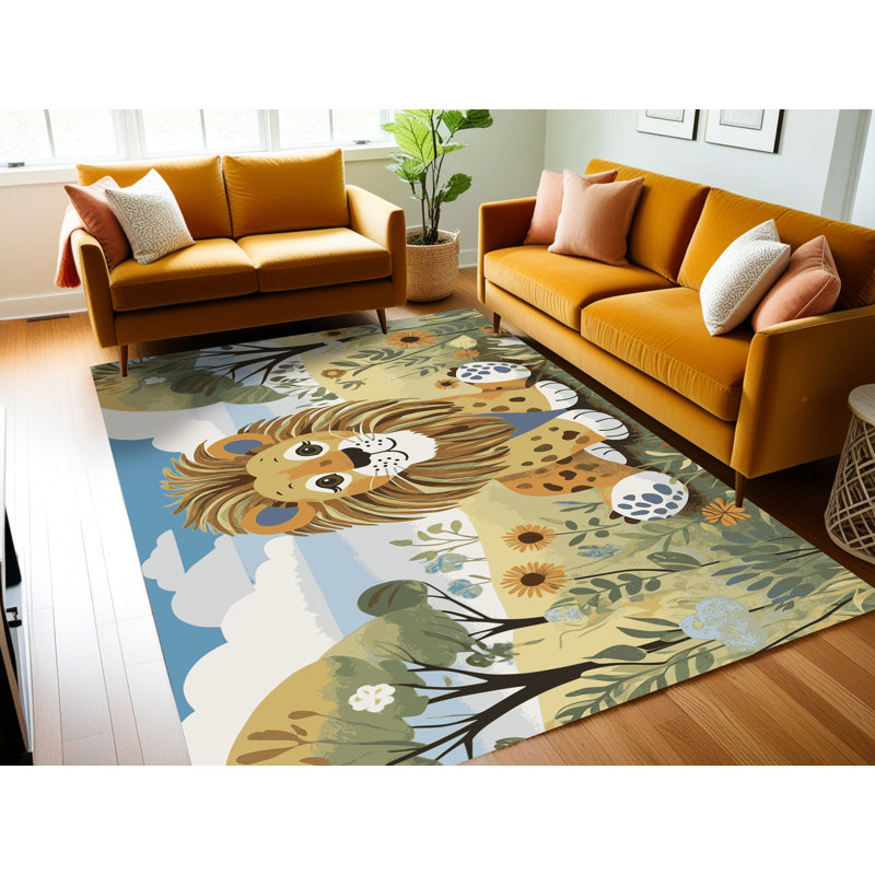Tapis lavable Indigo, Rectangulaire 3 pi x 5 pi