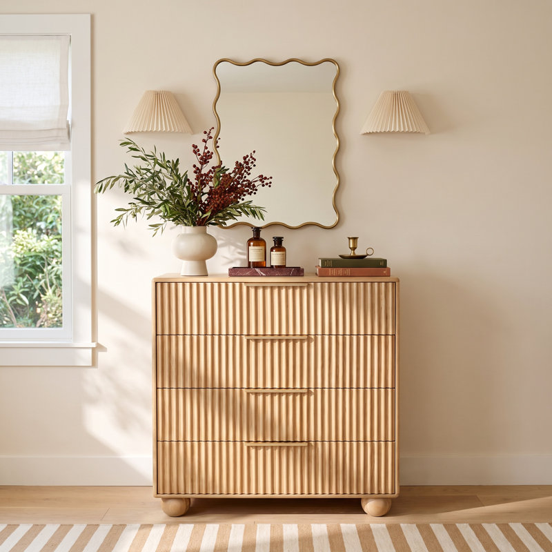 Camila 4 Drawer Wood Chest