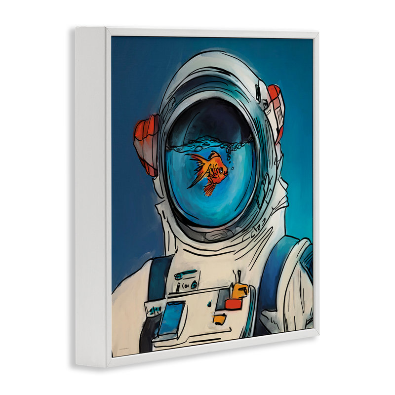 Giclée encadrée, dessin par Kamdon Kreations, H 24 po x l 24 po, Giclée encadrée blanc bord de mer