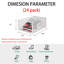 Transparent Stackable Shoe Organizer
