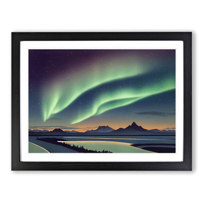Fearless Northern Lights - Single Picture Frame Print