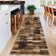 Modern Geometric Machine Washable Rug with Non-Slip Backing Non-Shedding Contemporary Accent Carpet Soft Low Pile Floor Cover for Living Room