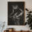 Elegant Decorative Framed MDF Painting, 13.8 x 18.5 x 0.1 inches | 100% MDF with 3 mm Thickness, 100% Pine Wood Frame | UV Printed Artwork for Stylish Home Decor, Perfect for Living Room or Office