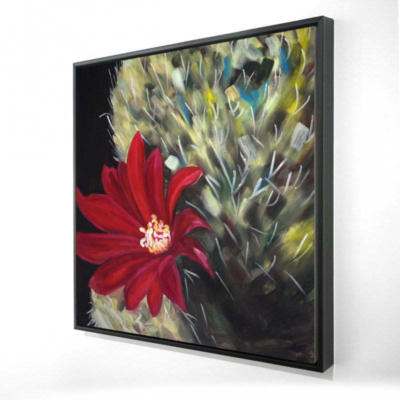 " Echinopsis Red Cactus Flower "
