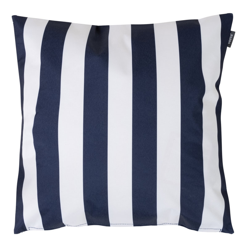 icon Deck Stripe Indoor-Outdoor Cushion, Navy Blue