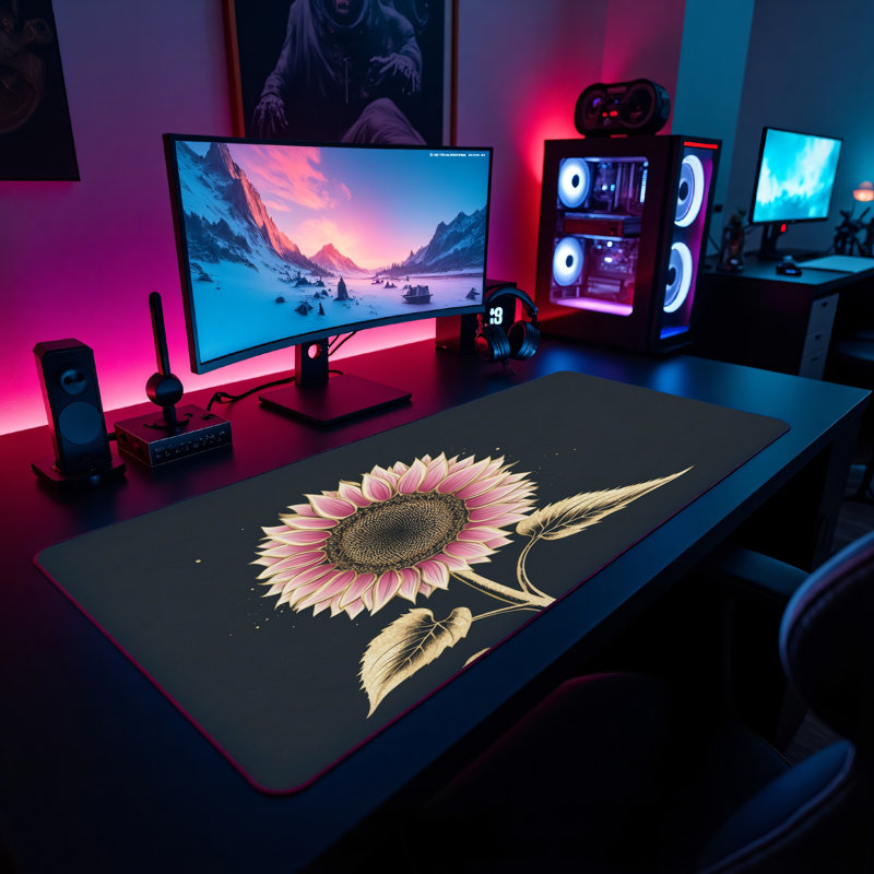 Polyester Desk Pad, 23.6x13.8