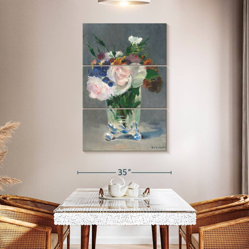 Vase en cristal Harnek, H 32 po x l 20 po