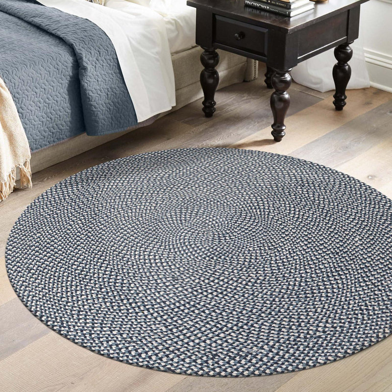  Tapis en jute tressé Tweed, Rond 2 pi