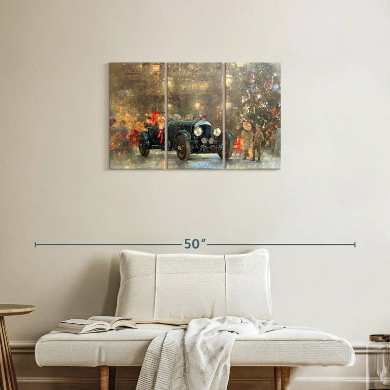 Mehar Christmas Bentley, 20" H x 33" W