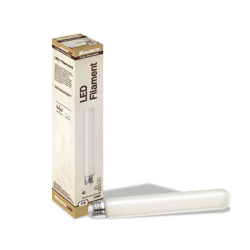 5 W (équivalent à 40 W), ampoule à DEL T9 à intensité variable, blanc chaud E26 / culot moyen (standard), 2700