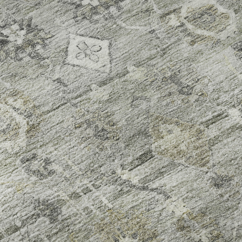 Premium Machine Washable Maag AMF1772 Global Rug, Rectangle 10' x 14'