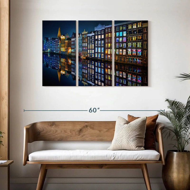 Amsterdam Mirror, 28" H x 45" W