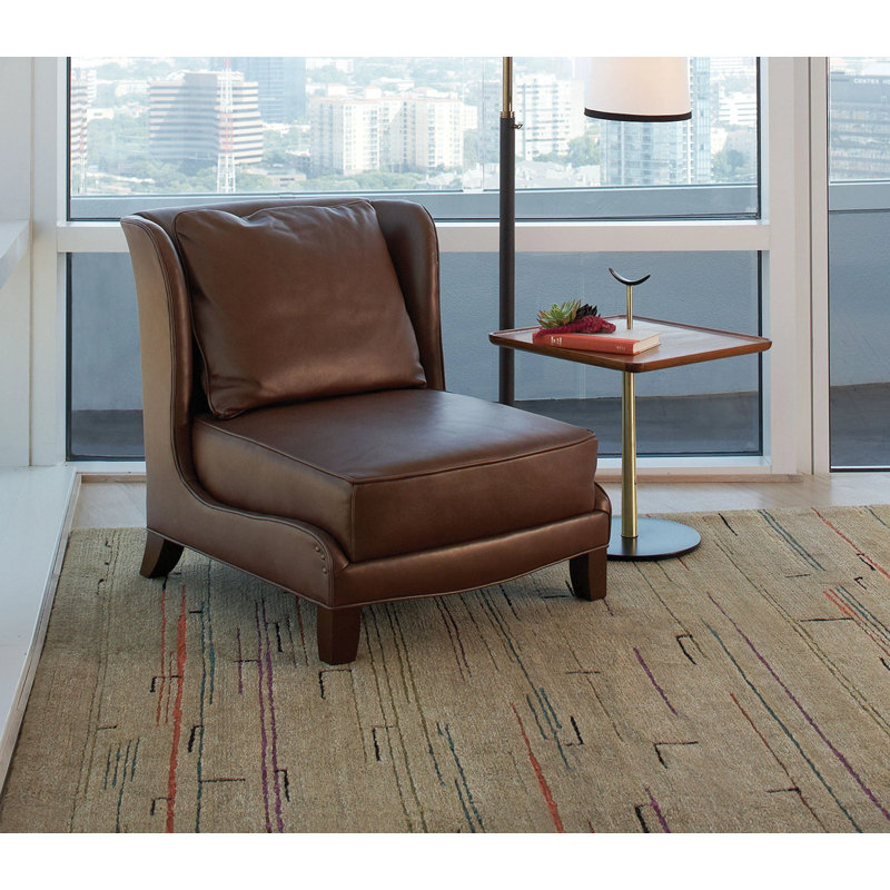 Fragment Wool Area Rug in Beige/Black/Purple, Rectangle 12' x 16'