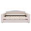 Lit de jour moelleux avec accoudoirs de rangement, tablettes sous le lit et système de son Bluetooth de pointe-1845407297